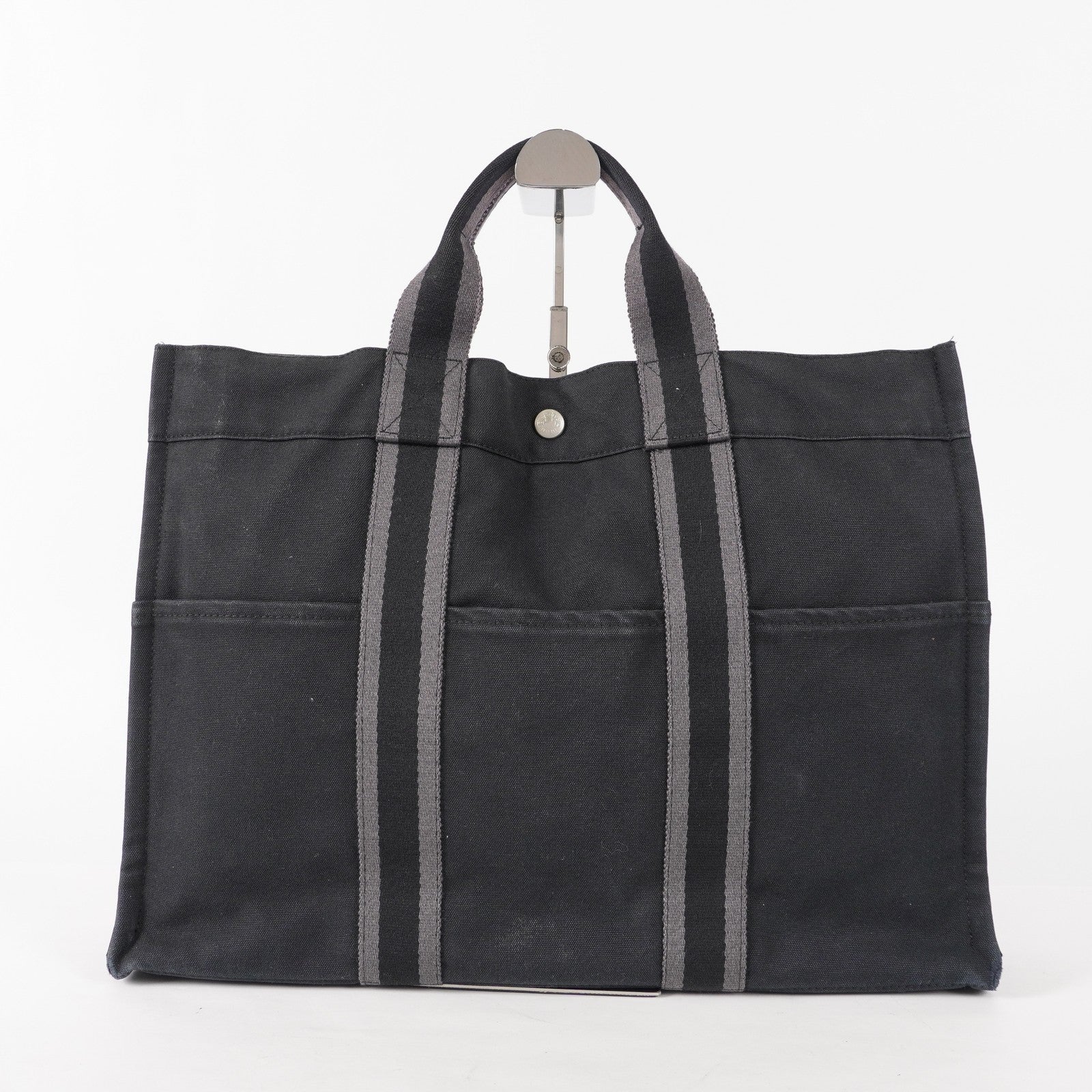 Authentic Hermes Fourre Tout PM Canvas Tote Bag  02A02825014