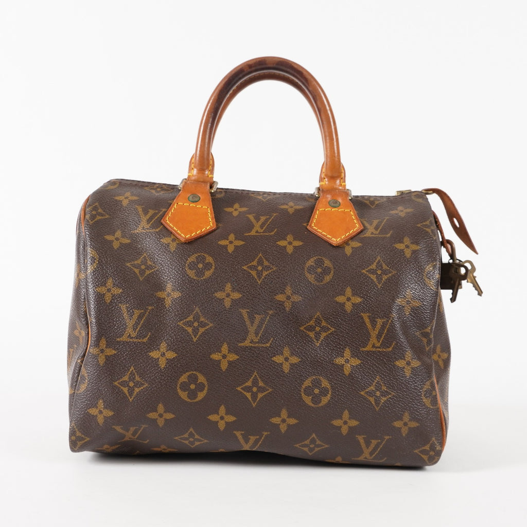 Authentic Louis Vuitton Monogram Speedy 25 M41528 Handbag vintage 03E237150002
