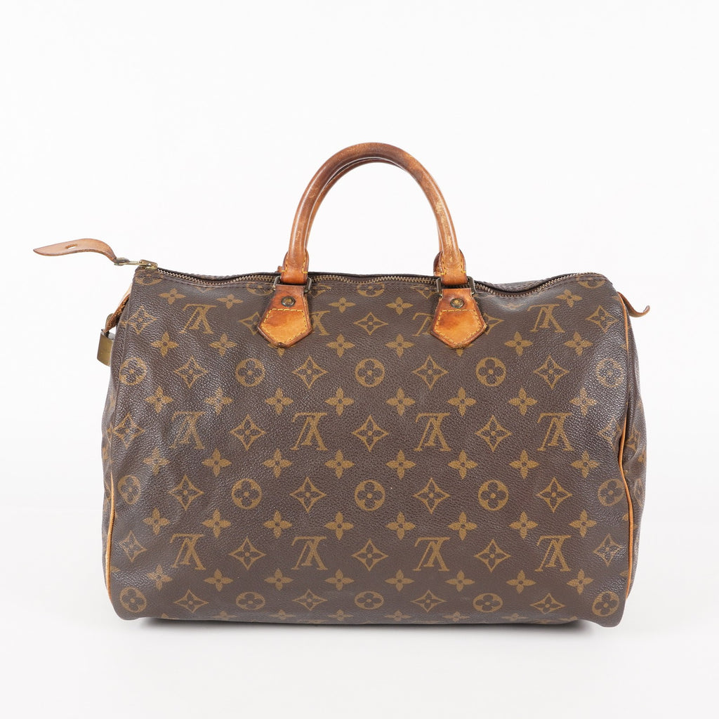 Authentic Louis Vuitton Monogram Speedy 35 M41524 Handbag used 05E075940029