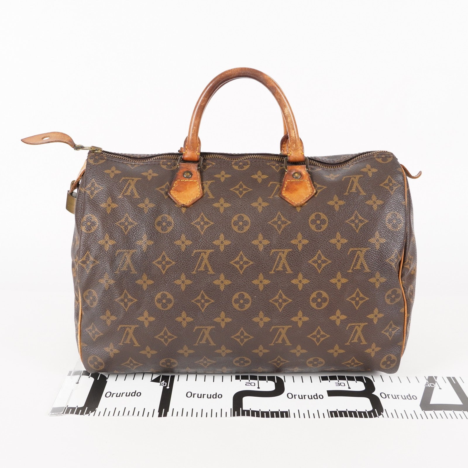 Authentic Louis Vuitton Monogram Speedy 35 M41524 Handbag used 05E075940029