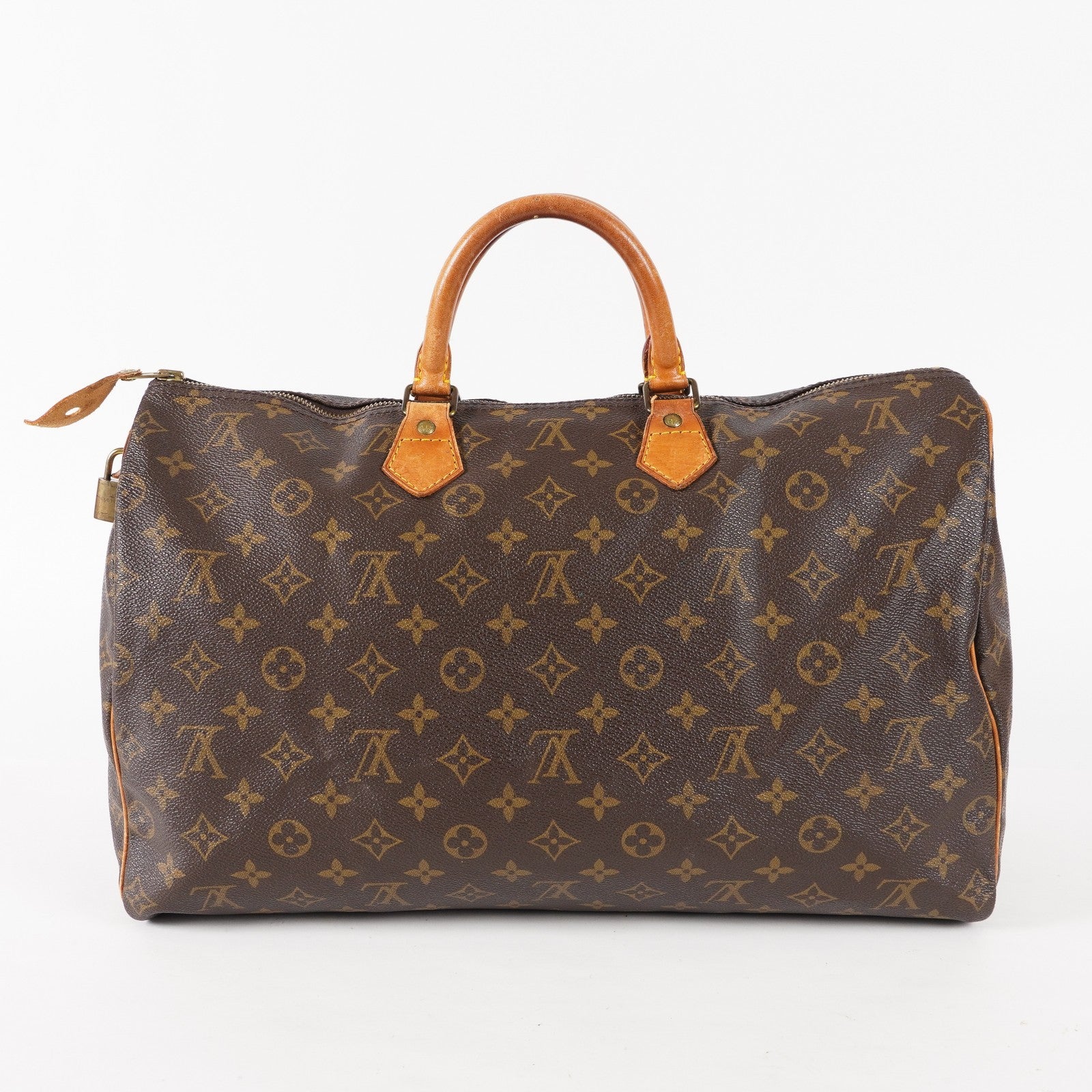 Authentic Louis Vuitton Monogram Speedy 40 Hand Boston Bag M41522 02E396050018