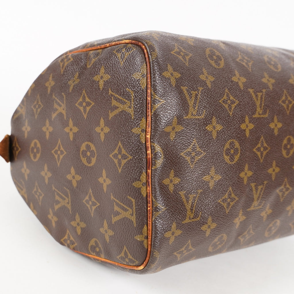 Authentic Louis Vuitton Monogram Speedy 30 Handbag M41526 vintage 06E395720002