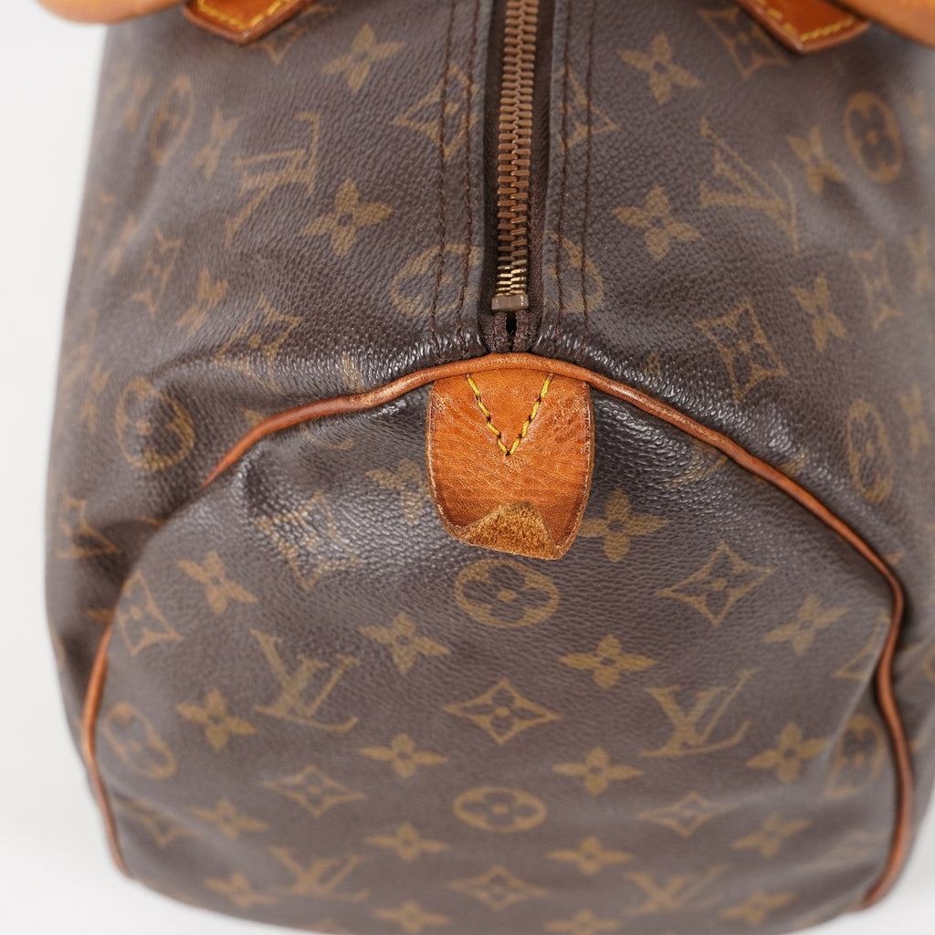 Authentic Louis Vuitton Monogram Speedy 35 M41524 Handbag VINTAGE 02E325777225
