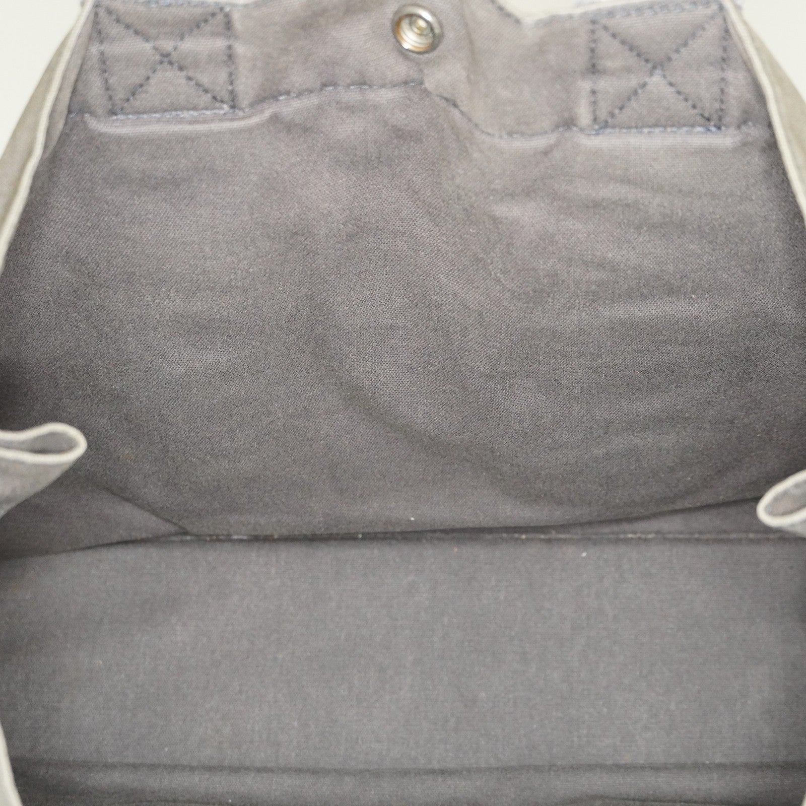 HERMES Fourre Tout Tote PM - Gray Cream Orange Canvas None Tote Bag 04A09825007