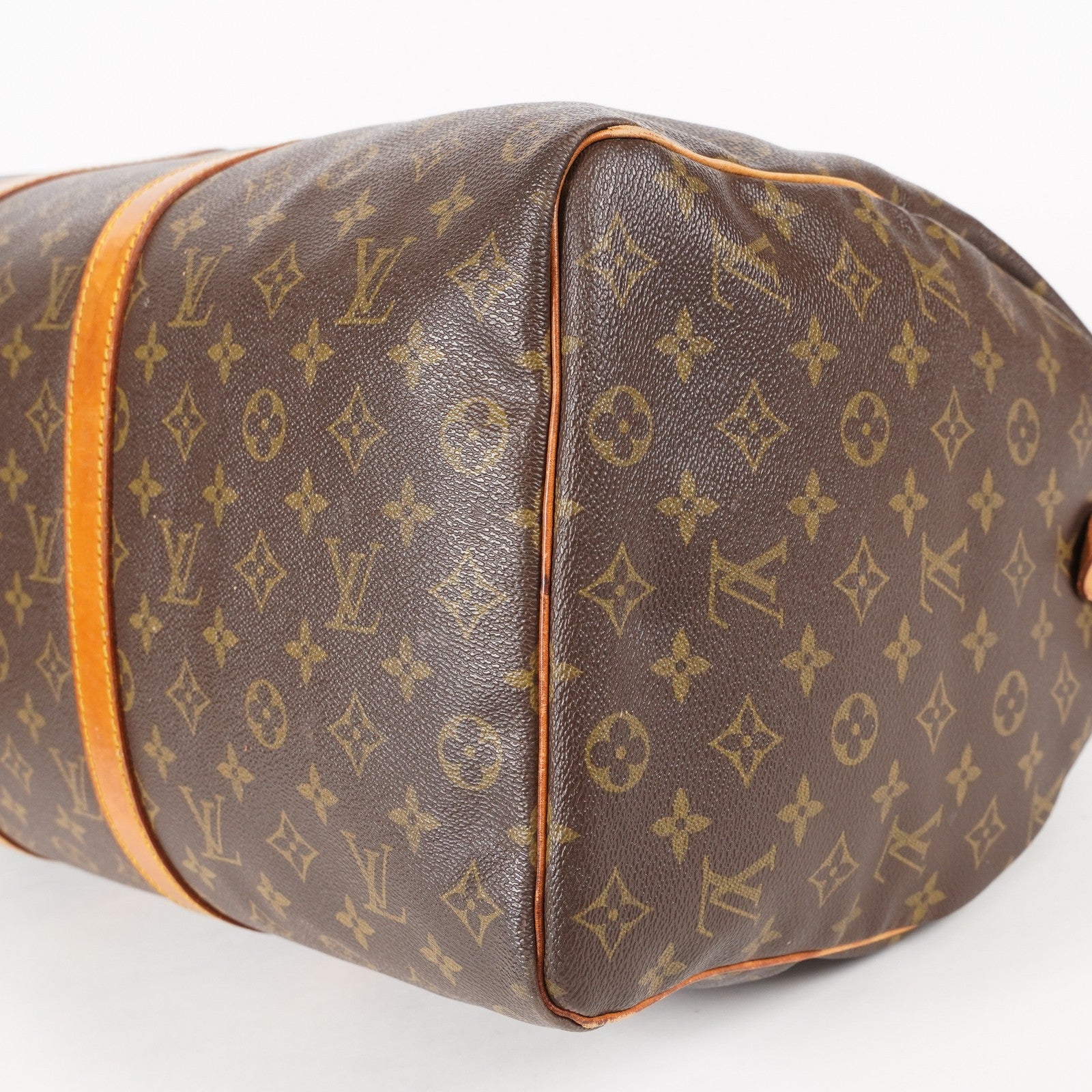 LOUIS VUITTON Keepall 50 Monogram Boston Bag Brown vintage M41426 06E593775204