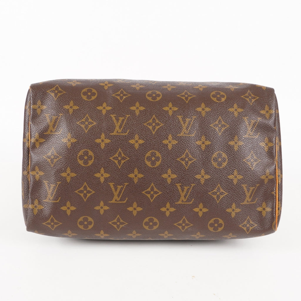 Authentic Louis Vuitton Monogram Speedy 30  Handbag M41526 vintage 05E236237029
