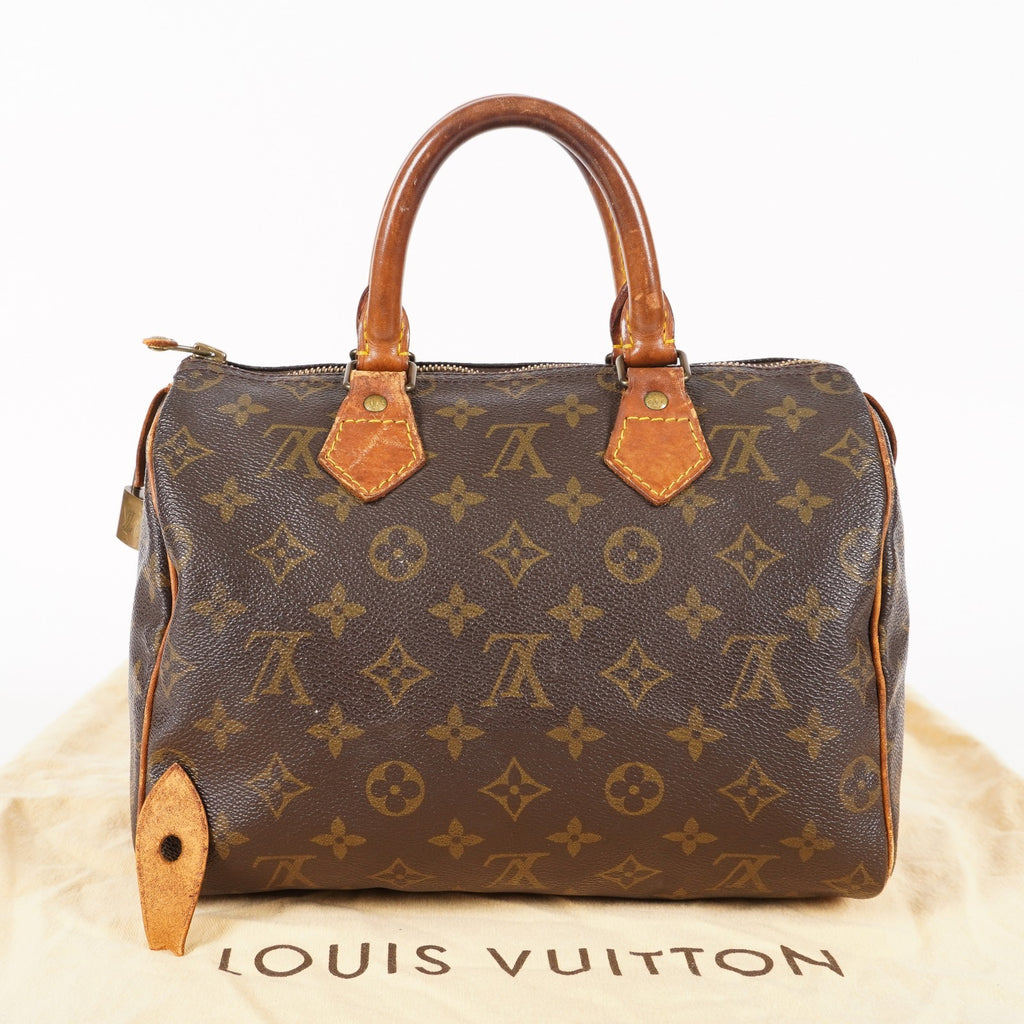 Authentic Louis Vuitton Monogram Speedy 25 Handbag vintage M41528 06E506234803