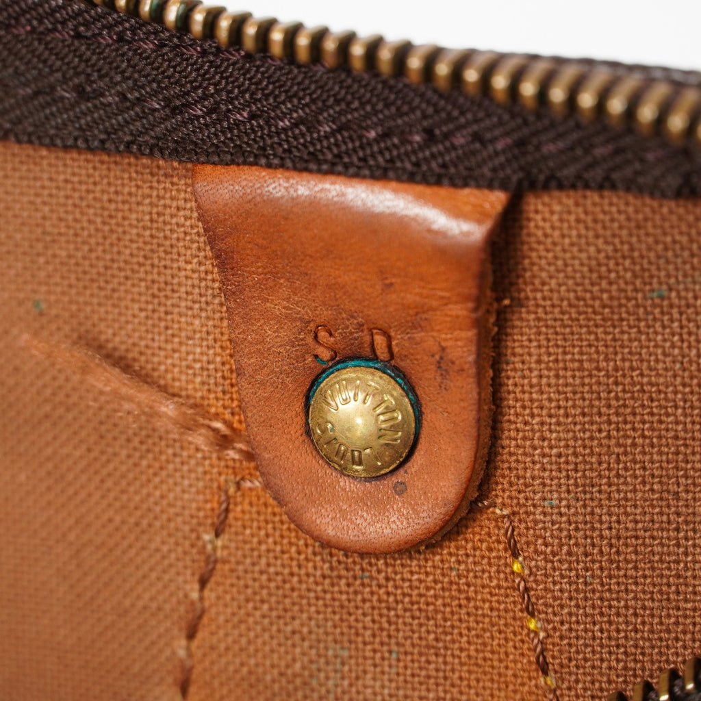 Authentic Louis Vuitton Monogram Speedy 25 Handbag vintage M41528 05E105280029
