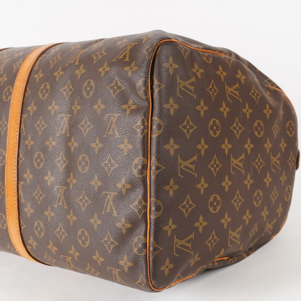 Authentic Louis Vuitton Monogram Keepall 55 Travel Bag M41424 03E285830011