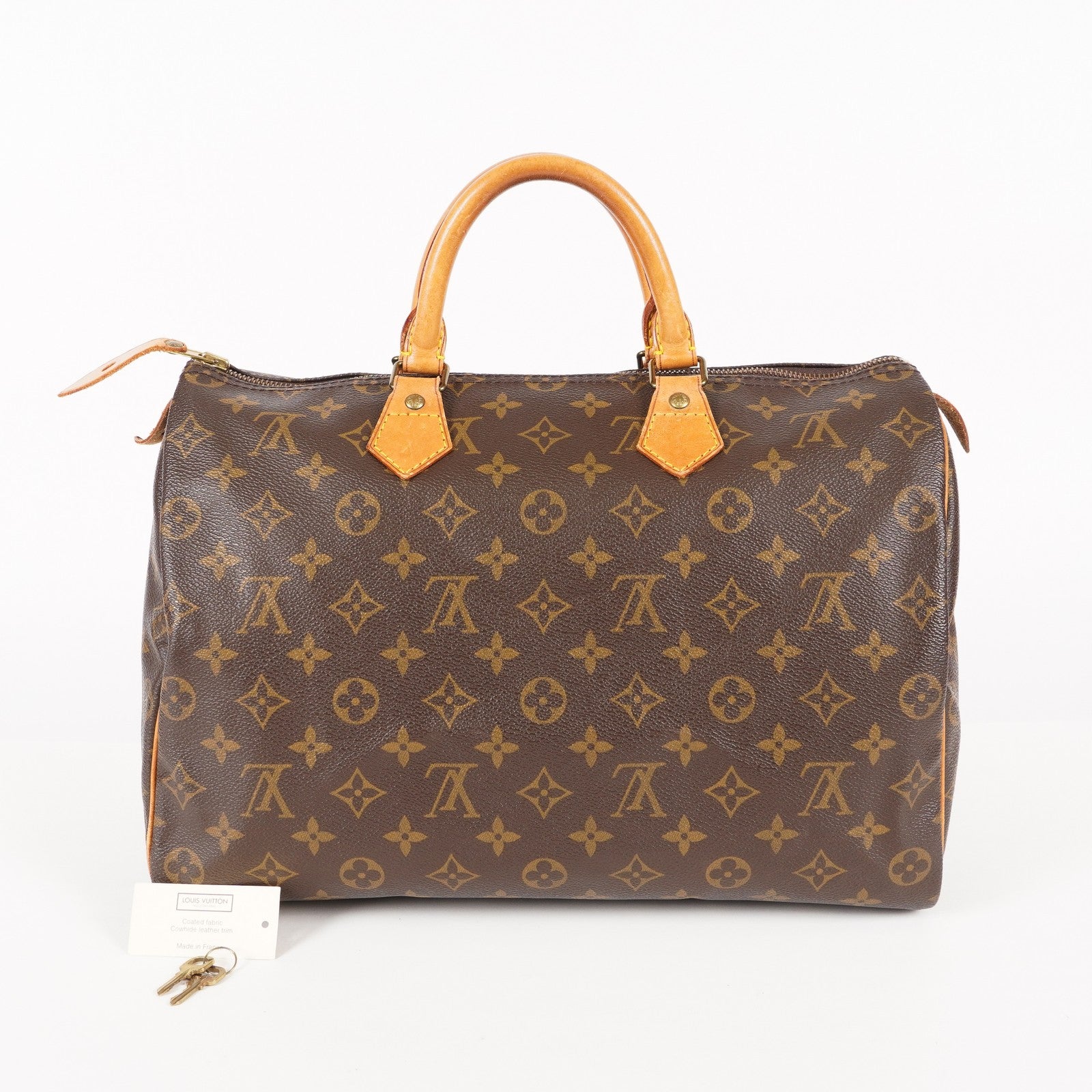Authentic Louis Vuitton Monogram Speedy 35 M41524 Handbag used 06E566520803