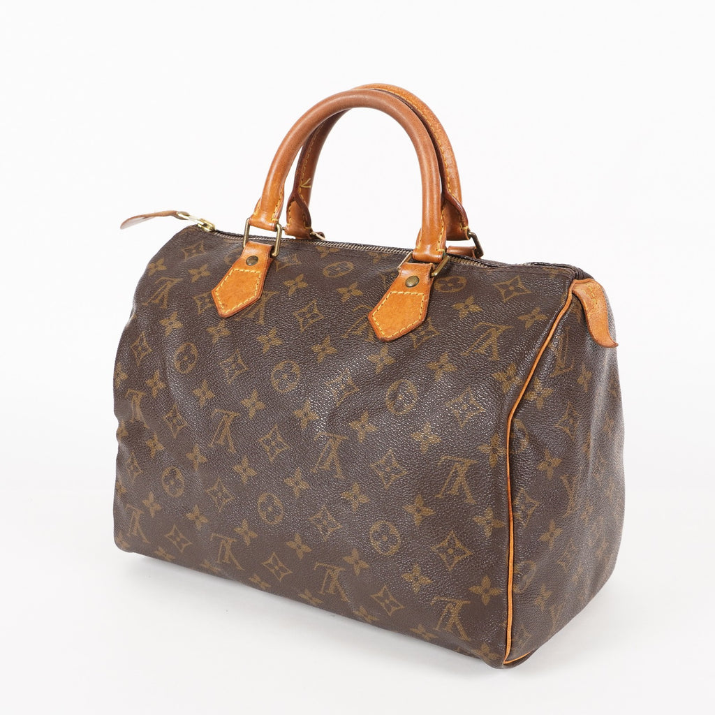 Authentic Louis Vuitton Monogram Speedy 30  Handbag M41526 vintage 05E145830029