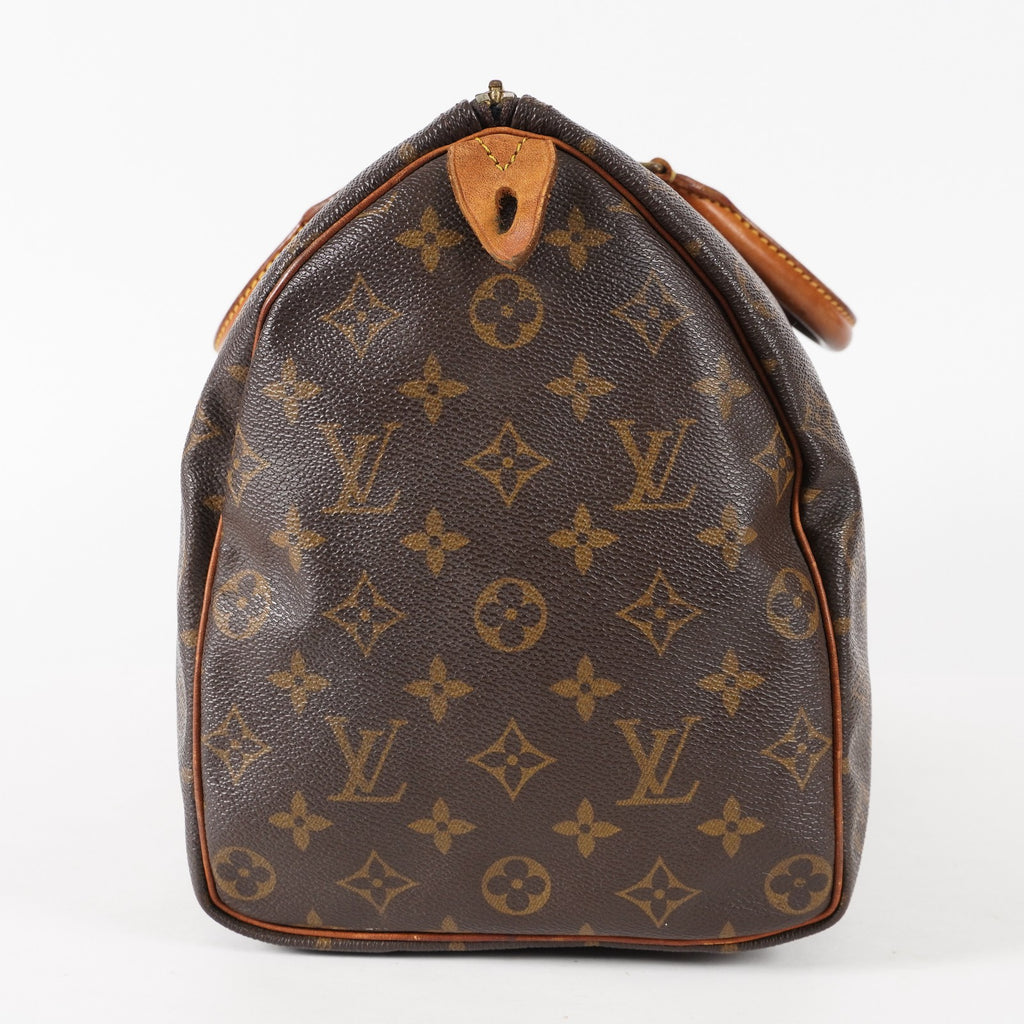 Authentic Louis Vuitton Monogram Speedy 35 M41524 Handbag vintage 02E405940018