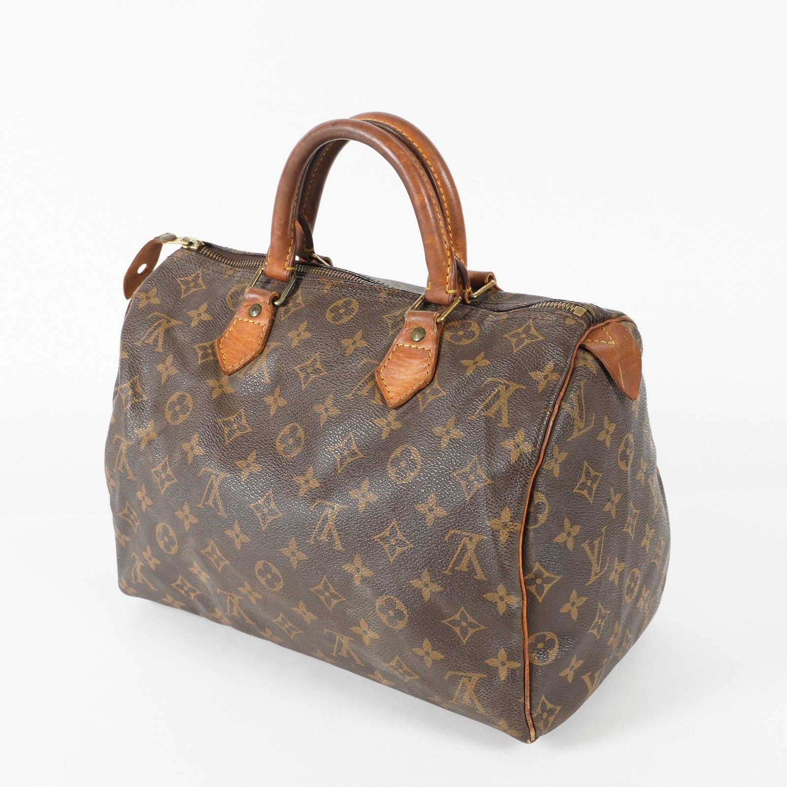 Authentic Louis Vuitton Monogram Speedy 30 M41526 Handbag vintage 03A144576027