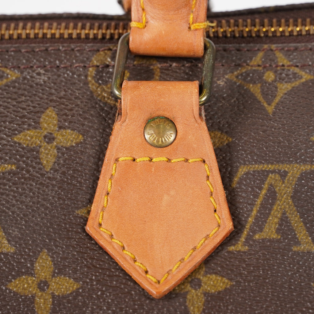 Authentic Louis Vuitton Monogram Speedy 25 M41528 Handbag vintage 03E4910120011