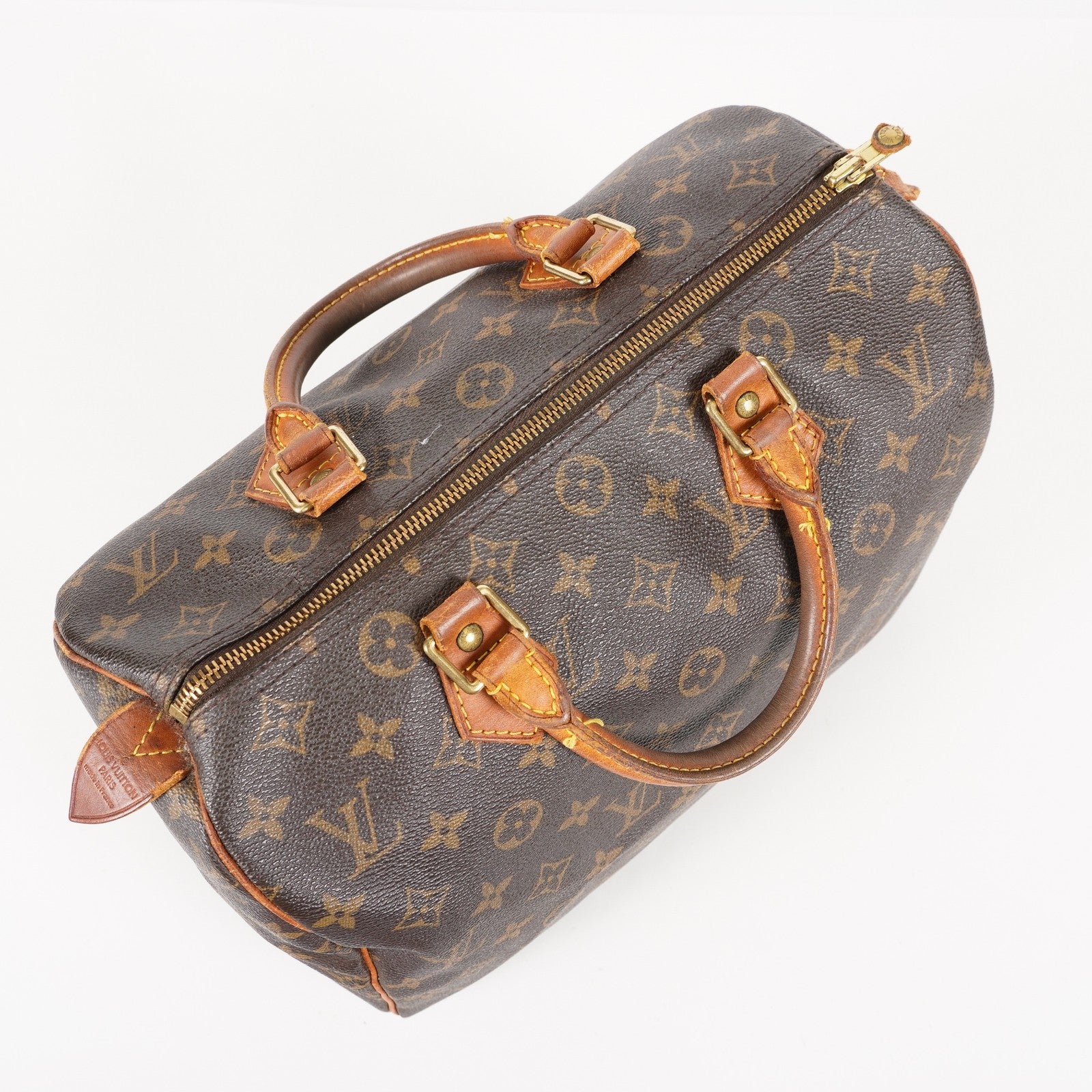 Authentic Louis Vuitton Monogram Speedy 30  Handbag M41526 vintage 05E304290029