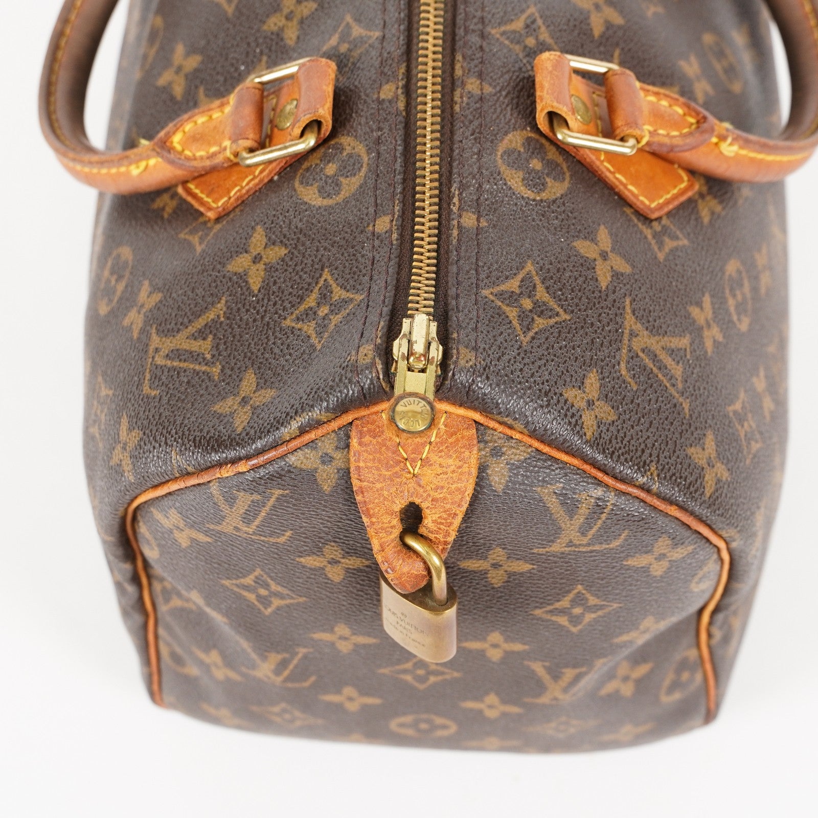 Authentic Louis Vuitton Monogram Speedy 30  Handbag M41526 vintage 05E304290029