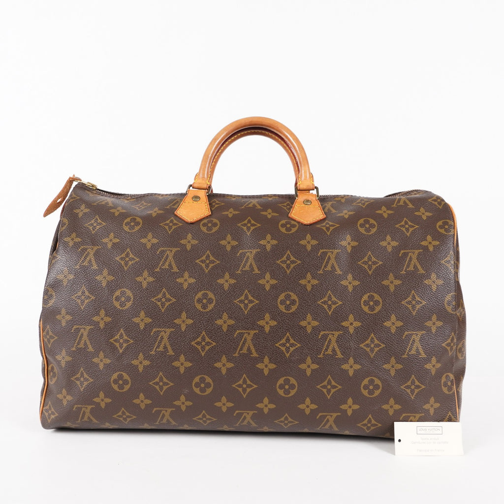 Authentic Louis Vuitton Monogram Speedy 40 M41522 Hand Boston Bag  05E016050013