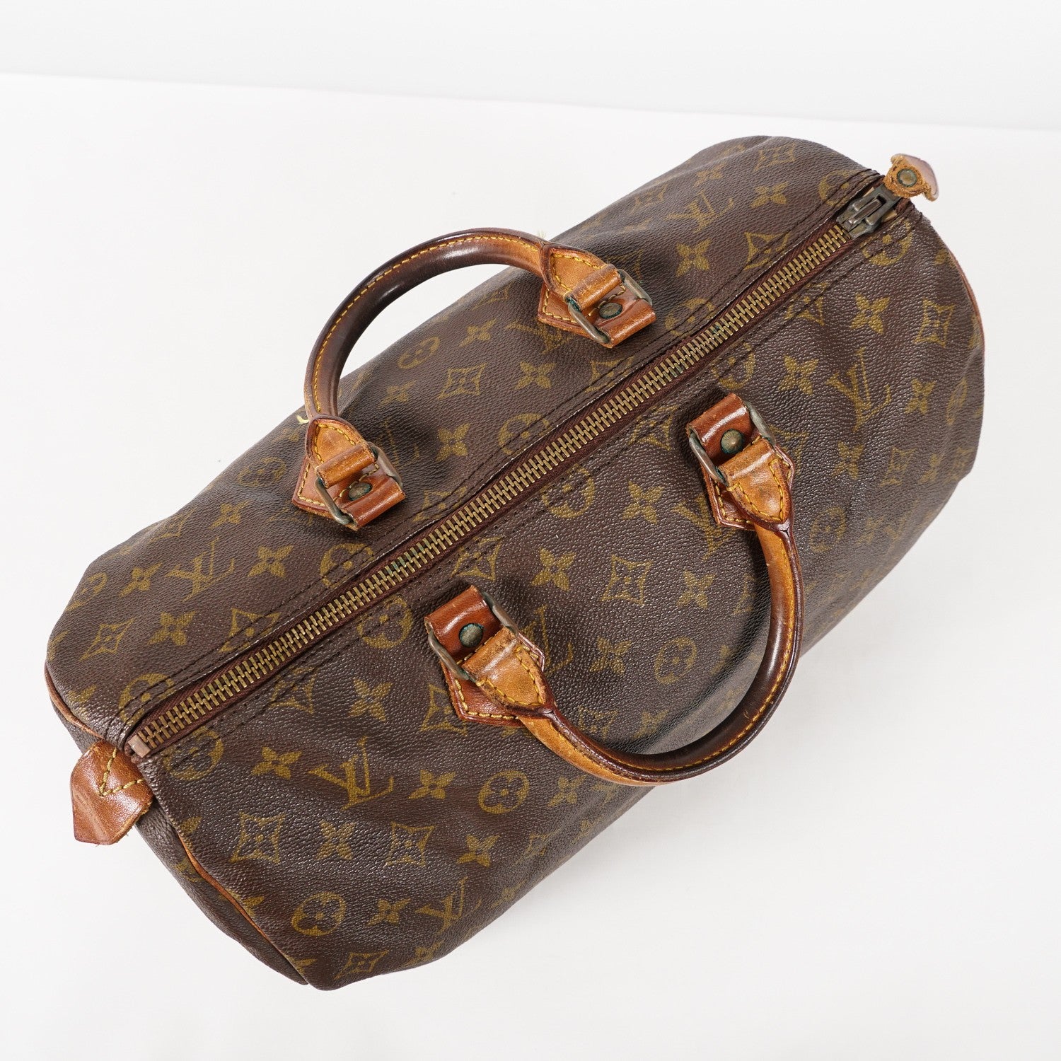 Authentic Louis Vuitton Monogram Speedy 35 M41524 Handbag VINTAGE 12E203960020