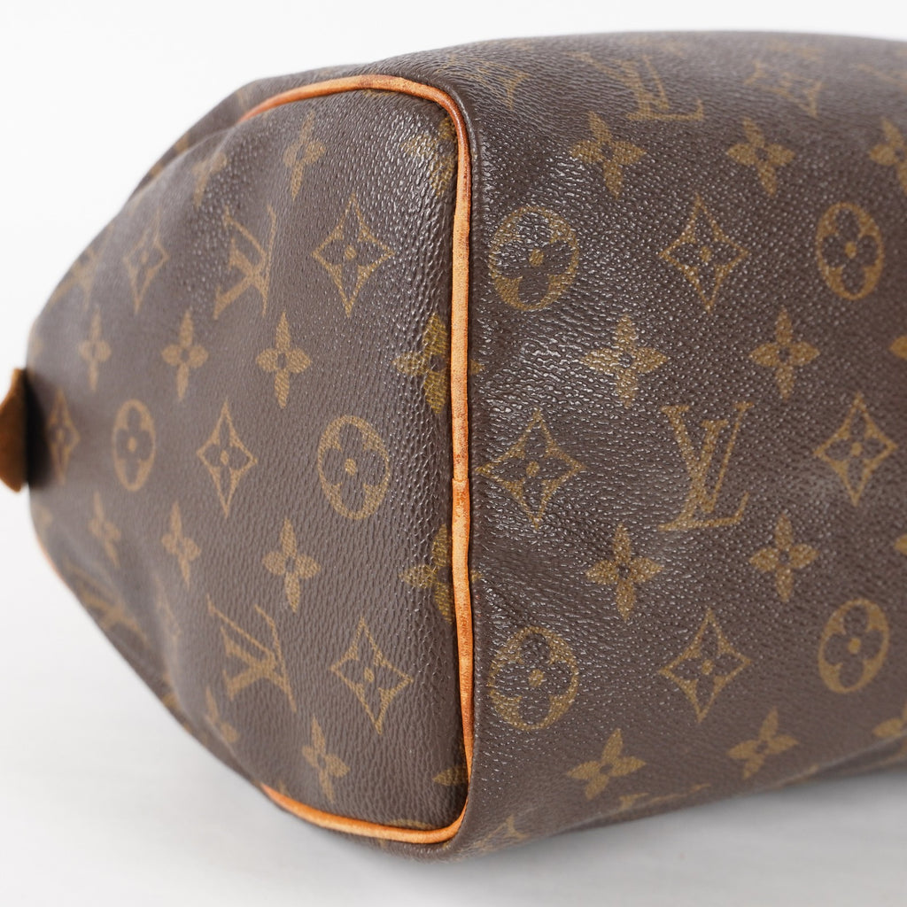 Authentic Louis Vuitton Monogram Speedy 25 M41528 Handbag vintage 02E037370018