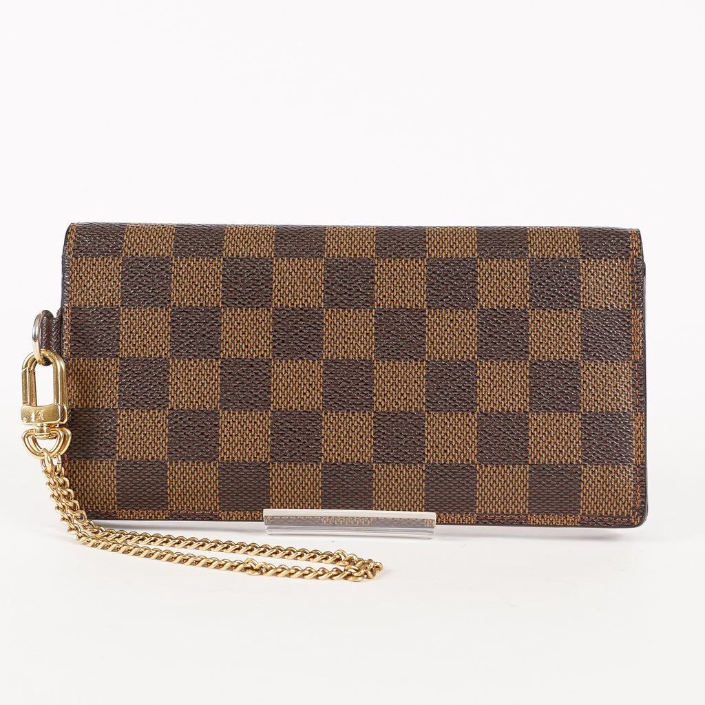 LOUIS VUITTON Portefeuille  Bifold purse N60002 Damier Ebene 03T052800009