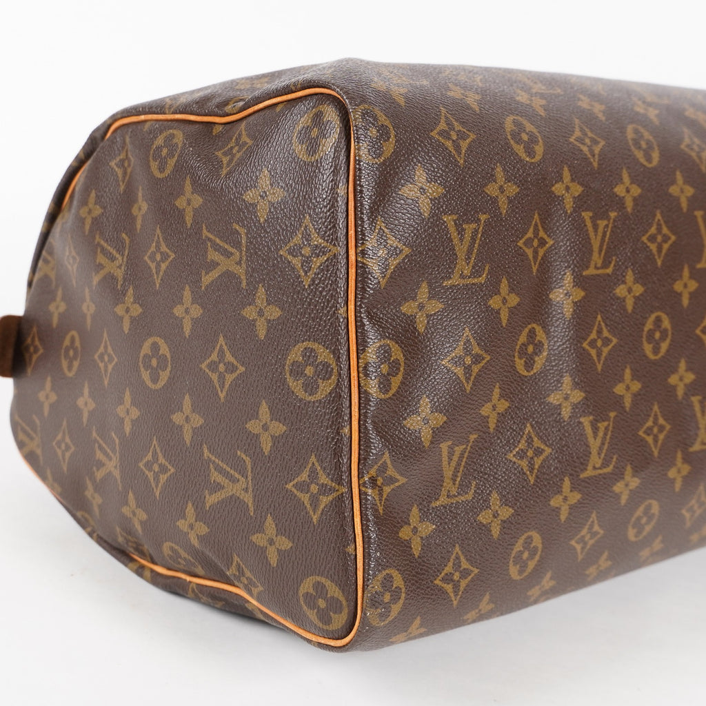 Authentic Louis Vuitton Monogram Speedy 40 M41522 Hand Boston Bag  05E016050013