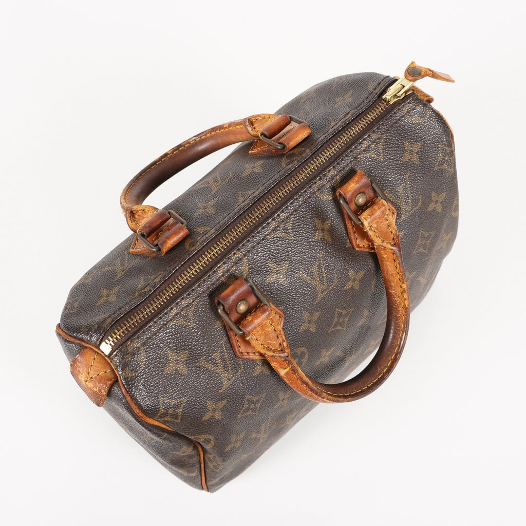 Authentic Louis Vuitton Monogram Speedy 25 Handbag vintage M41528 06E554804803